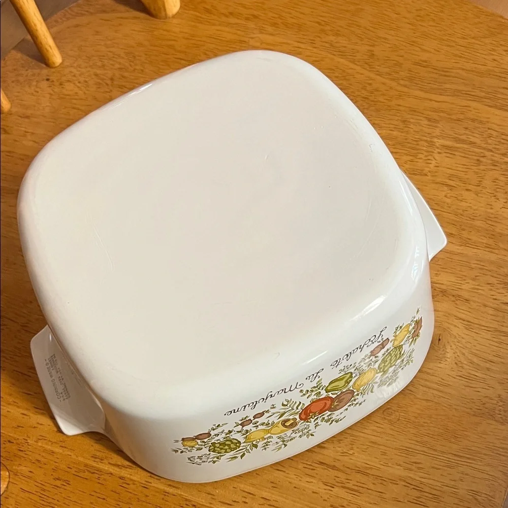 Corning Ware 3 Quart Casserole Dish L'Echalote La Marjolaine  A3B Vintage USA
